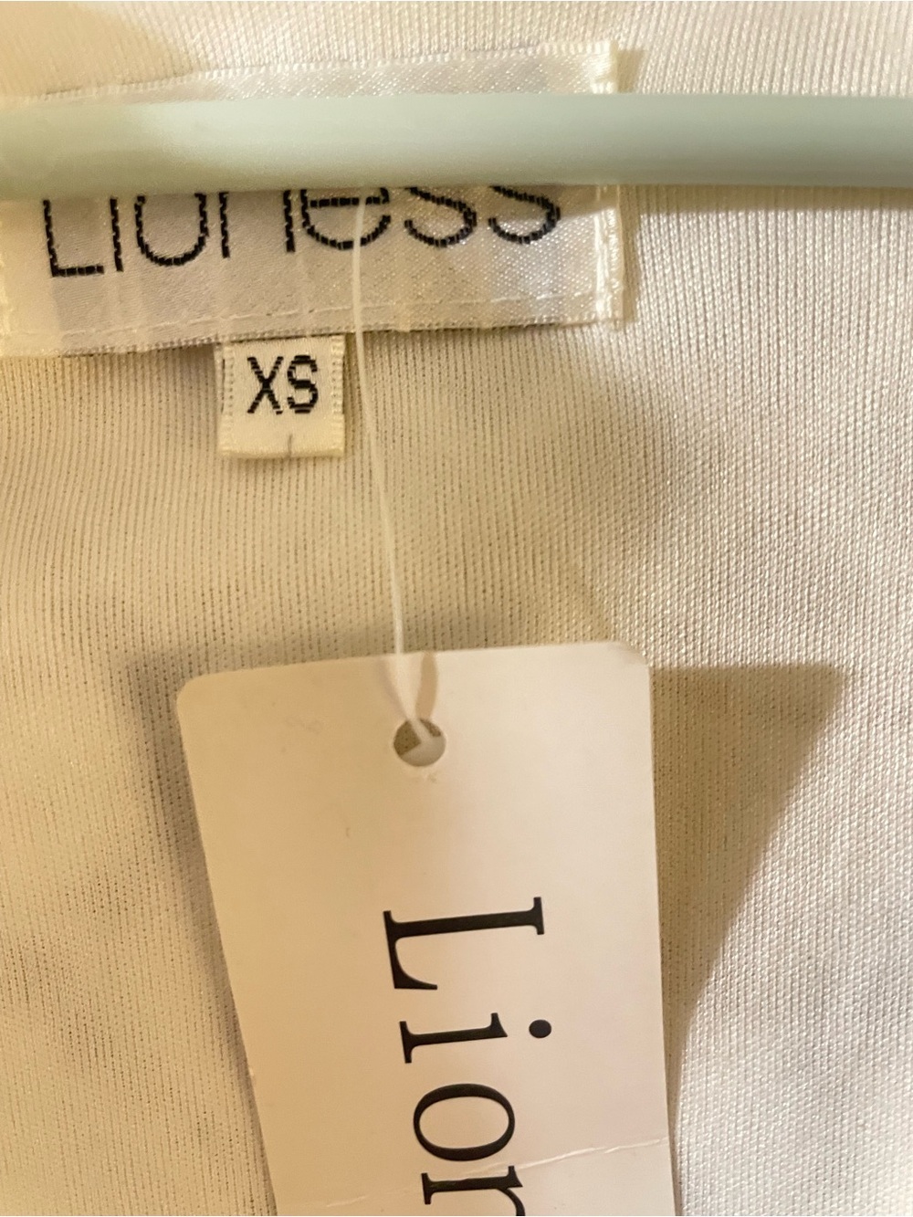 Lioness Ivory Lace Long Sleeve V-Neck Maxi Dress - Picture 3 of 6